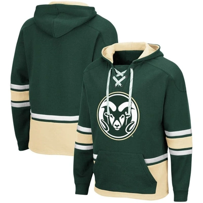 COLOSSEUM COLOSSEUM GREEN COLORADO STATE RAMS LACE UP 3.0 PULLOVER HOODIE