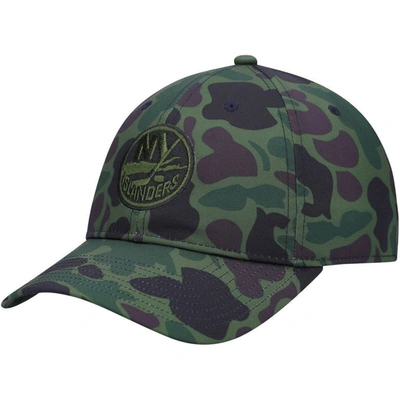 Adidas Originals Adidas Camo New York Islanders Locker Room Slouch Adjustable Hat