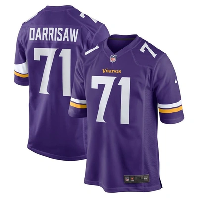 Nike Christian Darrisaw Purple Minnesota Vikings Game Jersey