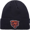 New Era Youth  Navy Chicago Bears Team Core Classic Cuffed Knit Hat In Navy