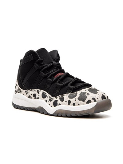 Jordan 11 Retro Little Kids' Shoes In Black,sail,white,gym Red