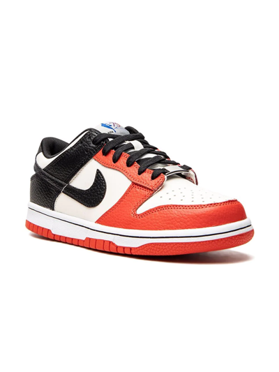 Nike Kids' Dunk Low "nba In White