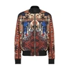 Balmain Reversible Patchwork Print Nylon Bomber Jacket In Multicolore