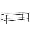 HUDSON & CANAL HERA 54" COFFEE TABLE WITH SHELF