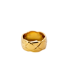 Oma The Label Nneoma Wide Ring In Silver Tone