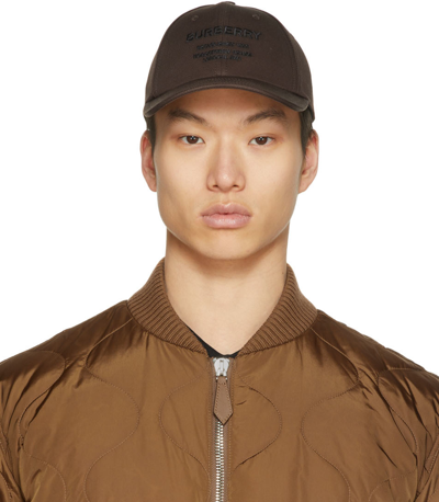 Burberry Brown Horseferry Baseball Cap