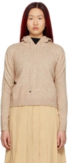 Hugo Boss Samanthat Hooded Hoodie In 237 Light/pastel Bro