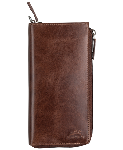 Mancini Men's Casablanca Collection Trifold Wallet In Brown