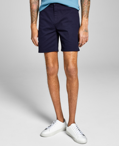 And Now This Men's Stretch Chino Shorts In Navy