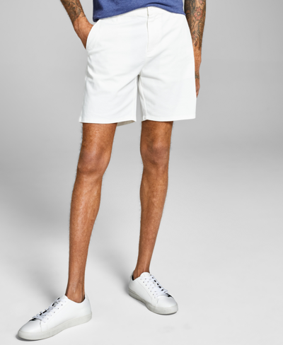 And Now This Men's Stretch Chino Shorts In White