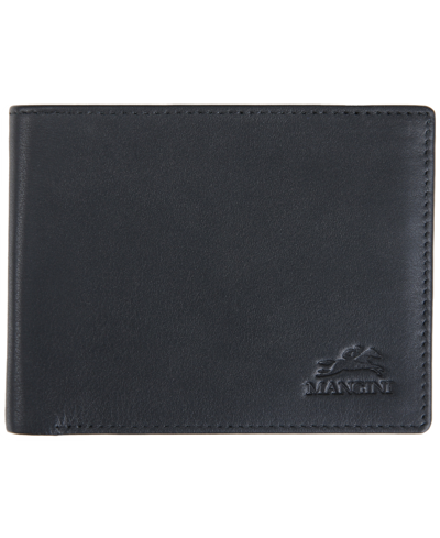 Mancini Men's Monterrey Collection Left Wing Wallet In Black