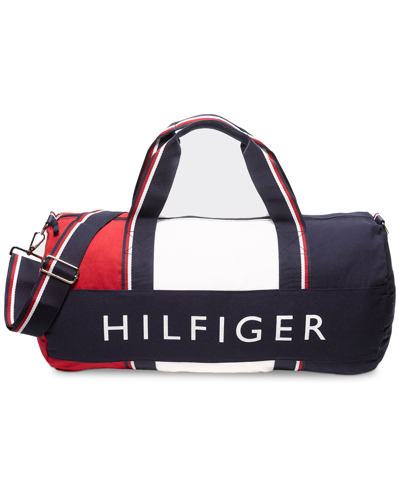 Tommy Hilfiger Men's Harbor Point Colorblocked Duffel Bag In Sky Captain