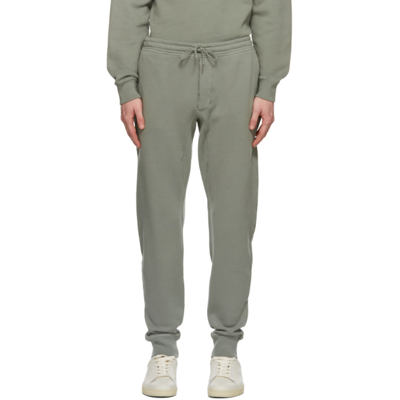 Tom Ford Khaki Garment Dyed Lounge Pants In Green