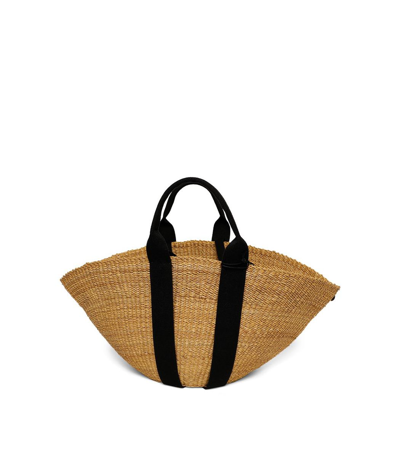 Muun Sophie Natural Straw Tote In Neutral