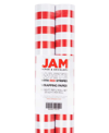 JAM PAPER GIFT WRAP 50 SQUARE FEET STRIPED WRAPPING PAPER ROLLS, PACK OF 2