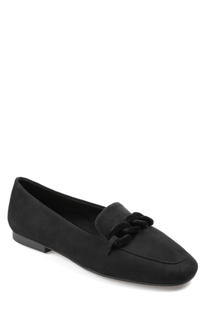 Journee Collection Cordell Link Loafer In Black