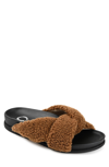 Journee Collection Dalynnda Faux Fur Slipper In Brown