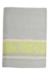 French Home Linen 71" X 104" Arboretum Tablecloth In Shades Of Grey