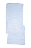 French Home Astra Linen Table Runner In Light Blue