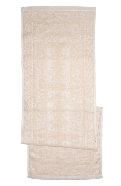 French Home Arboretum Linen Tablecloth In Terracota