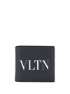 Valentino Garavani Vltn Bifold Wallet In Blue