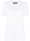 Dolce & Gabbana Broderie-anglaise Cotton T-shirt In White