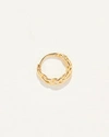 Piercing 10mm Twisted Braid Clicker In Gold