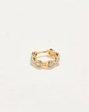 Piercing Ovalado Huggie In Gold