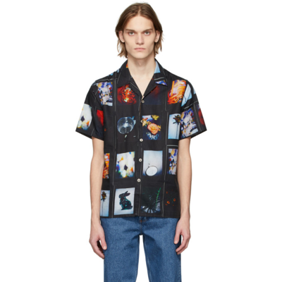 Ps By Paul Smith Photographic-print Short-sleeve Shirt In Black