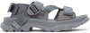 Alexander Mcqueen Men's Strappy Leather Sport Sandals In 1906 Melange/melange