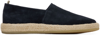 Officine Creative Black Roped 001 Espadrilles In E432 Blue