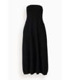 Lisa Yang Dolly Strapless Cashmere Dress In Black