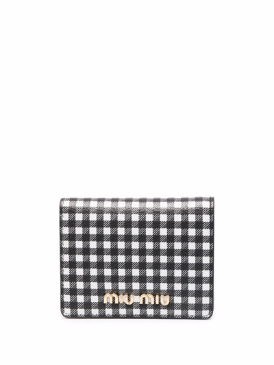 Miu Miu Women's Black Leather Wallet