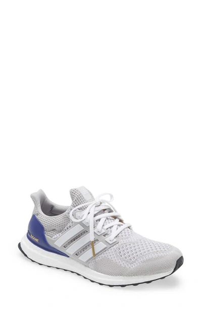 Adidas Originals Ultraboost 1.0 Dna "cloud White/legacy Indigo" Trainers In Grey