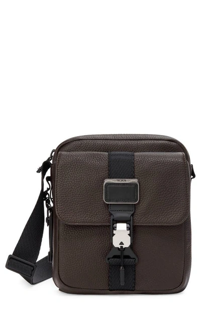 Tumi Alpha Bravo Junior Crossbody In Dark Brown