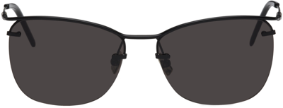 Saint Laurent Black Sl 464 Sunglasses In 001 Black