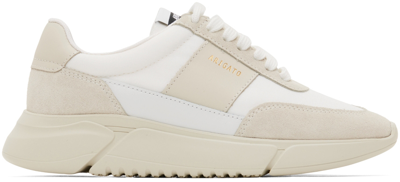 Axel Arigato White & Grey Genesis Vintage Runner Sneakers In White,cremino