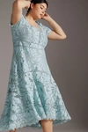 ANTHROPOLOGIE BY ANTHROPOLOGIE SLIM LACE MAXI DRESS