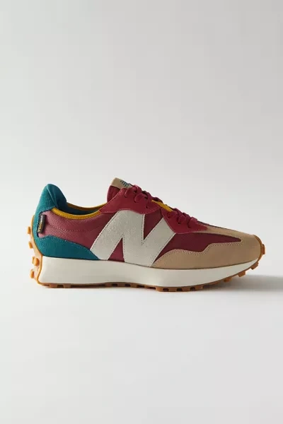 New Balance 327 Women's Lifestyle Sneaker In Red/green