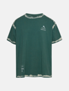 MAUNA KEA GREEN COTTON CORRODED T-SHIRT