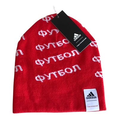 Pre-owned Adidas X Gosha Rubchinskiy Hat In Red