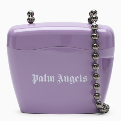 Palm Angels Lilac Mini Padlock Bag In Purple