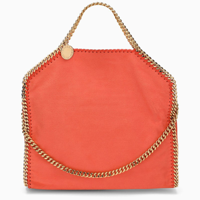 Stella Mccartney Orange/gold Falabella Fold Over Bag