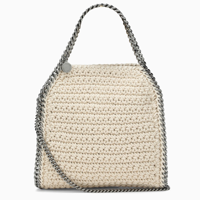 Stella Mccartney White Crochet Falabella Mini Bag