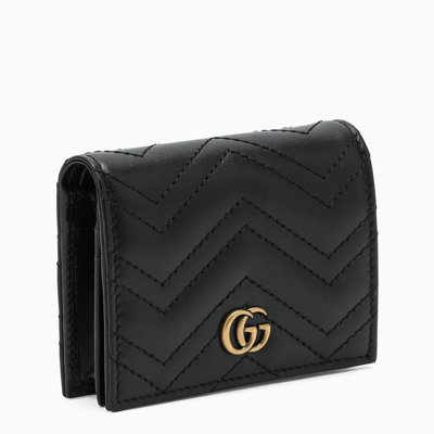 Gucci Gg Marmont Black Small Credit Card Holder