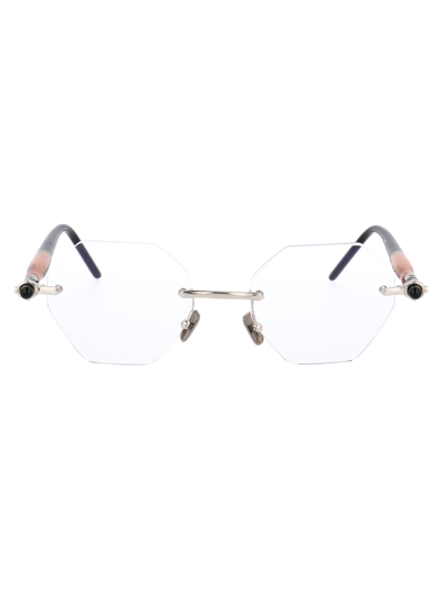 Kuboraum Silver P54 Glasses In Si Ap Black