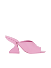 Ferragamo Pink F-heel Heeled Sandals In Flamingo