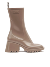 Chloé Betty 50mm Square-toe Boots In V Dark Grey