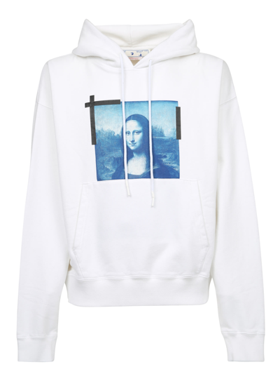 Off-white Monalisa Oversized Hoodie In White
