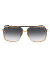 Dita Mach-sixmatte White Yellow Gold In Yellow Gold - Black Rhodium W/ Dark Grey To Clear - Ar